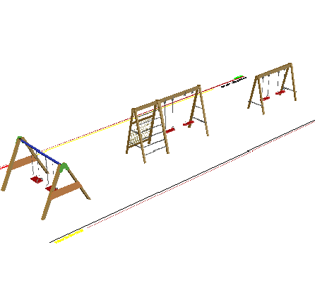 بلوک آماده اتوکد تاب سه بعدی