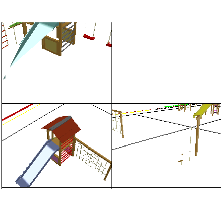 بلوک آماده سه بعدی  فضای بازی کودکان
