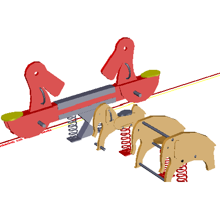 بلوک آماده اتوکد الاکلنگ سه بعدی