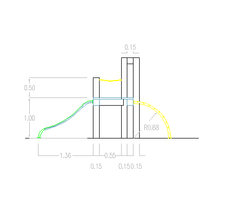 بلوک آماده فضای بازی کودکان