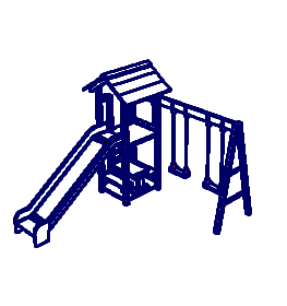 بلوک آماده سه بعدی  فضای بازی کودکان